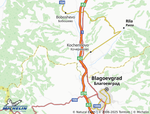 Kaart MICHELIN Krumovo - ViaMichelin