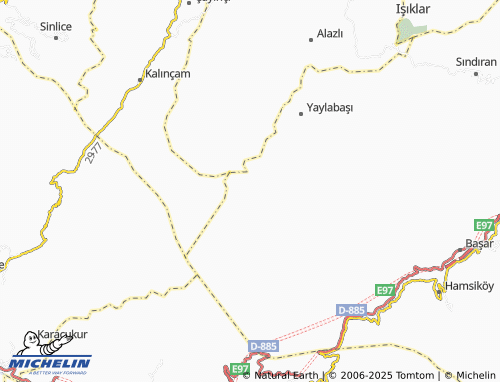 MICHELIN Üçgedik map - ViaMichelin