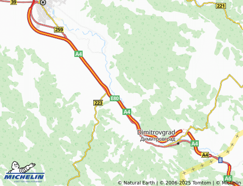 Mapa MICHELIN Gradište - ViaMichelin