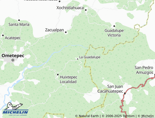 MICHELIN La Guadalupe map - ViaMichelin