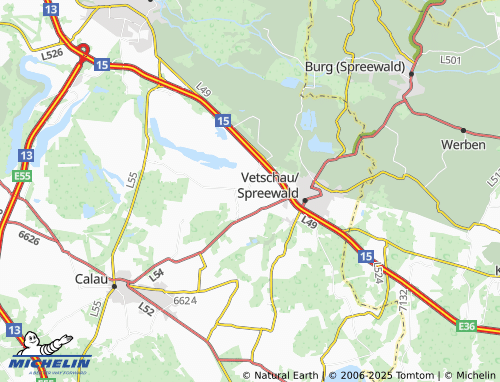 MICHELIN Belten map - ViaMichelin