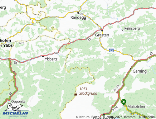 MICHELIN-Landkarte Oberamt - ViaMichelin
