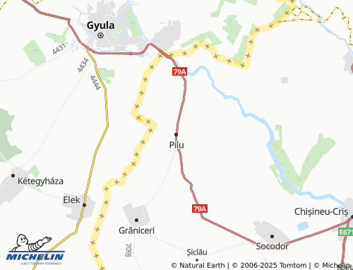 MICHELIN Pilu map - ViaMichelin