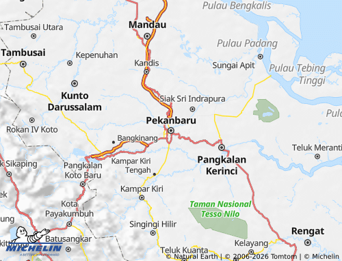 Mapa MICHELIN Pekanbaru - ViaMichelin
