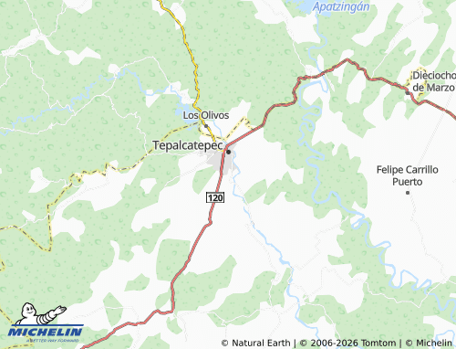 Mappa MICHELIN CBT A No 70 - ViaMichelin