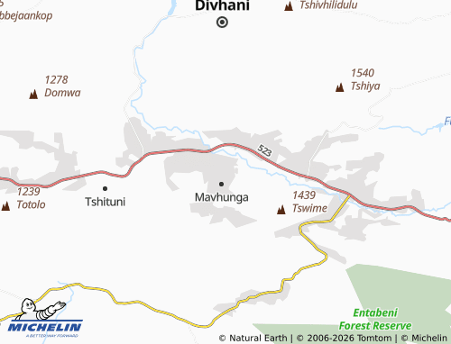 MICHELIN-Landkarte Raliphaswa - ViaMichelin