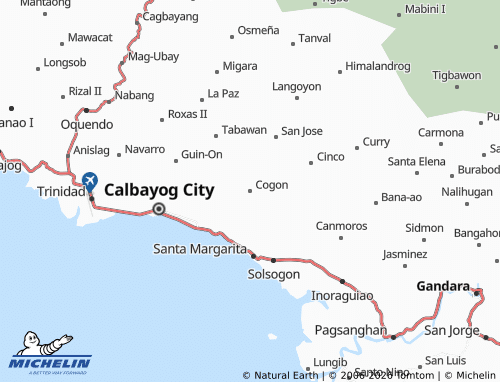 MICHELIN Cogon map - ViaMichelin