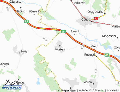 MICHELIN Morteni map - ViaMichelin