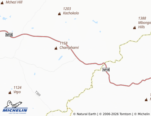 Mappa MICHELIN Grenger Msulira - ViaMichelin