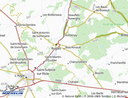 Mappa MICHELIN Bois-Arnault - ViaMichelin