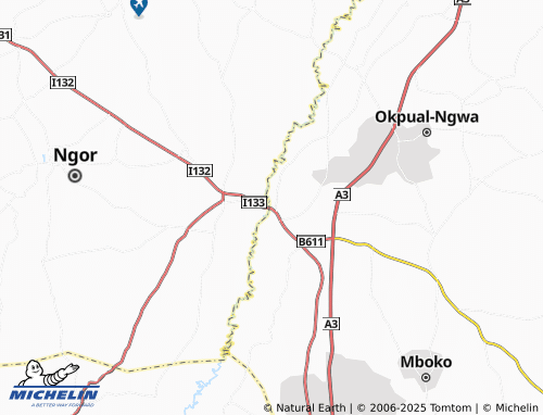 Kaart MICHELIN Owerri-Nta - ViaMichelin