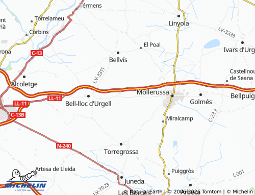 Mapa MICHELIN Sidamon - ViaMichelin