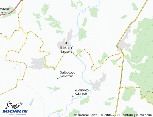 MICHELIN Yurkovo map - ViaMichelin