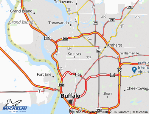 Mappa MICHELIN Kenmore - ViaMichelin