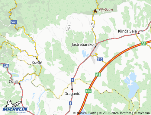 Carte MICHELIN Volavje - ViaMichelin