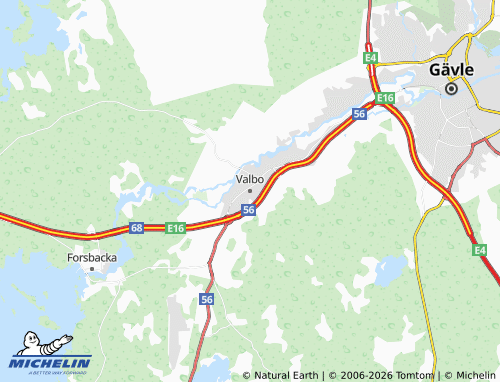 MICHELIN-Landkarte Valbo - ViaMichelin