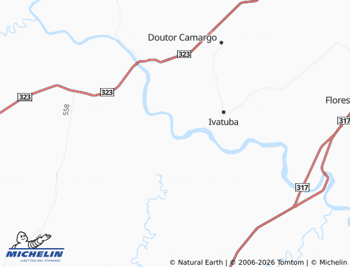 Mappa MICHELIN Pontal do Ivaí - ViaMichelin