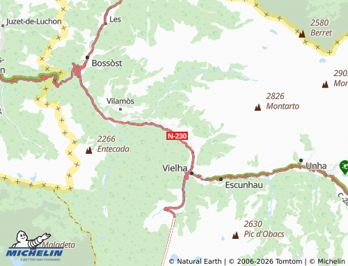 MICHELIN Aubèrt map - ViaMichelin