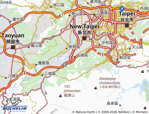 Mapa MICHELIN tu cheng qu - ViaMichelin