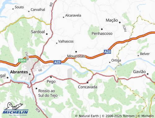 MICHELIN Surdo map - ViaMichelin