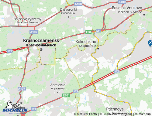 Carte MICHELIN Sovkhoza Krekshino - ViaMichelin