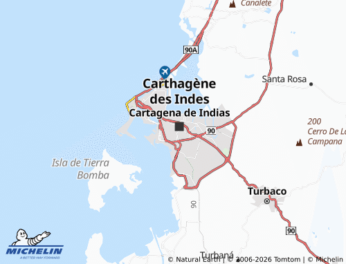 Carte MICHELIN Las Brisas - ViaMichelin