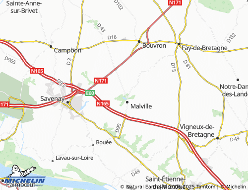MICHELIN-Landkarte Domaine du Bois Renard - ViaMichelin