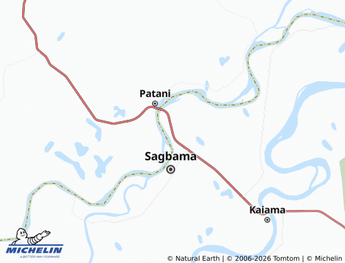 Mapa MICHELIN Adagbabri - ViaMichelin