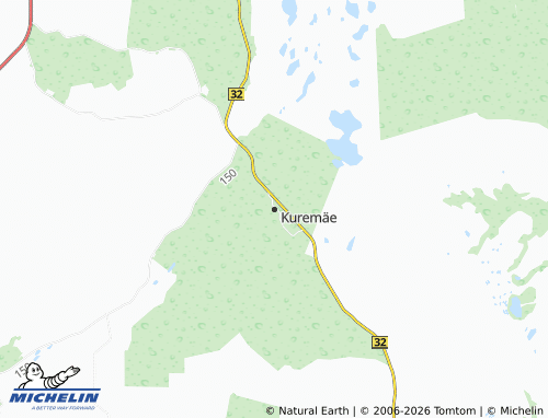 Carte MICHELIN Kuremäe - ViaMichelin