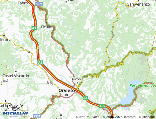 Mapa MICHELIN Morrano Nuovo - ViaMichelin