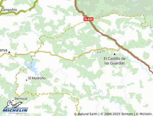 MICHELIN La Aulaga map - ViaMichelin