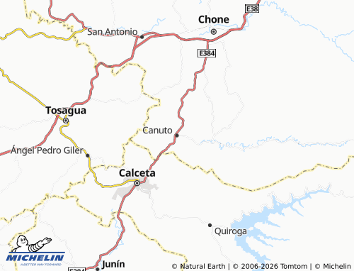 MICHELIN Canuto map - ViaMichelin