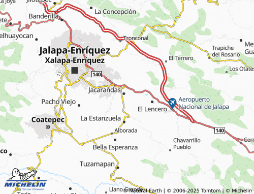 Mappa MICHELIN Colonia Arboledas - ViaMichelin