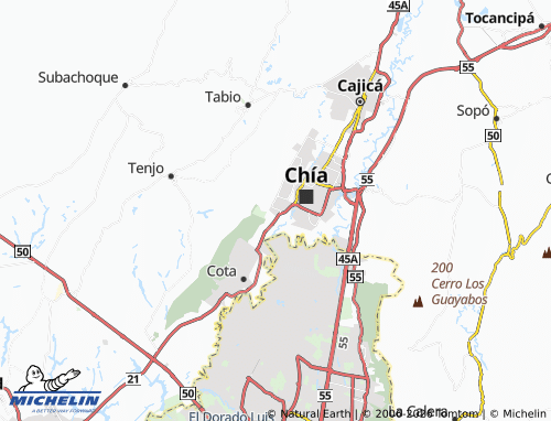 Carte MICHELIN Cerca de Piedra - ViaMichelin