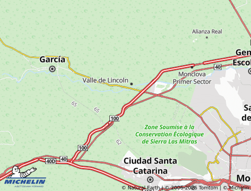 MICHELIN Santa María Sector Verónica map - ViaMichelin