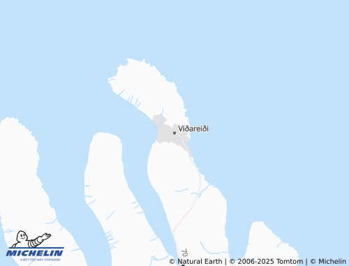 MICHELIN Viðareiðis map - ViaMichelin
