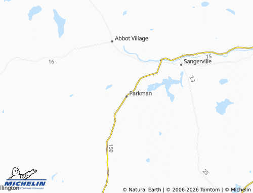 Mapa MICHELIN Parkman - ViaMichelin