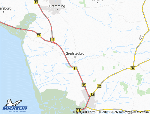 Mappa MICHELIN Gredstedbro - ViaMichelin
