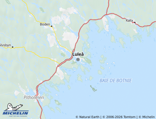 Carte MICHELIN Norrbotten - ViaMichelin