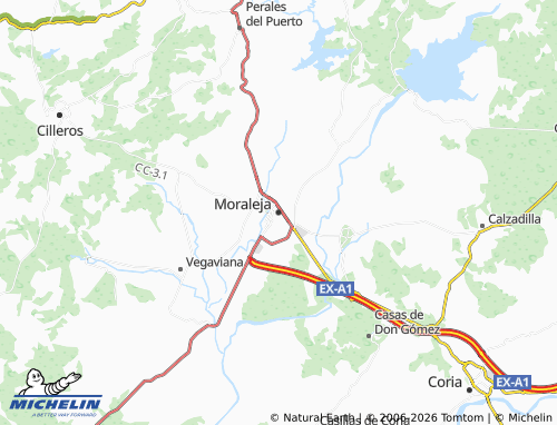 MICHELIN Moraleja map - ViaMichelin