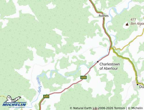 Carte MICHELIN Archiestown - ViaMichelin