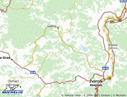MICHELIN Zaseok map - ViaMichelin