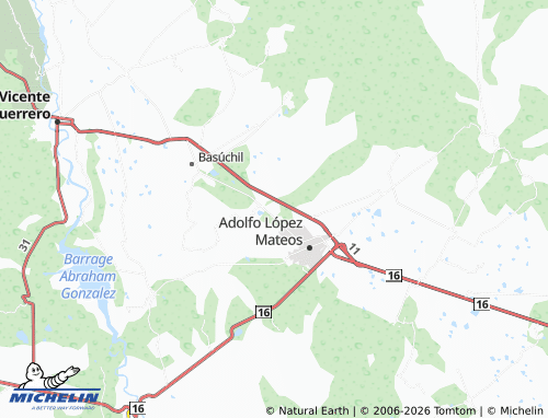 Mapa MICHELIN San Antonio de Sáenz - ViaMichelin