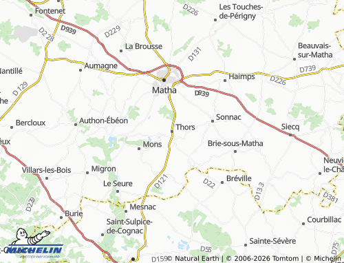 Mapa MICHELIN Thors - ViaMichelin