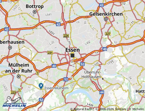 MICHELIN Essen map - ViaMichelin