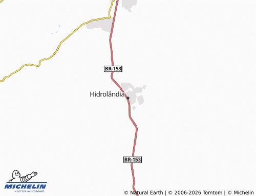 Mapa MICHELIN Hidrolândia - ViaMichelin