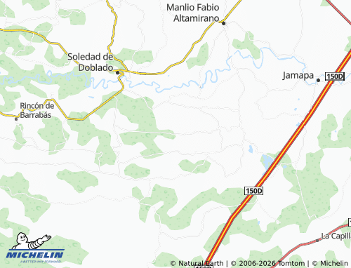 Mappa MICHELIN Paso Naranjo Oriente - ViaMichelin