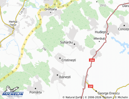 Carte MICHELIN Dămileni - ViaMichelin