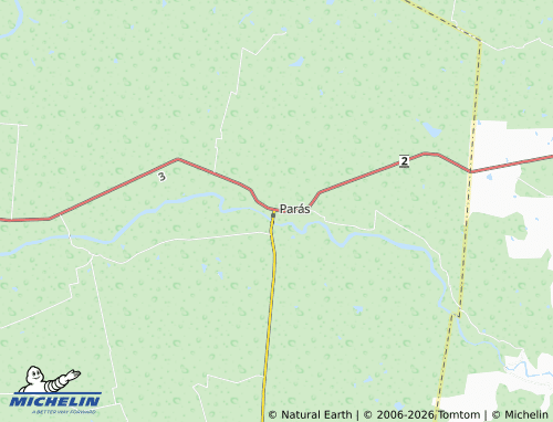 Mapa MICHELIN Centro de Paras - ViaMichelin