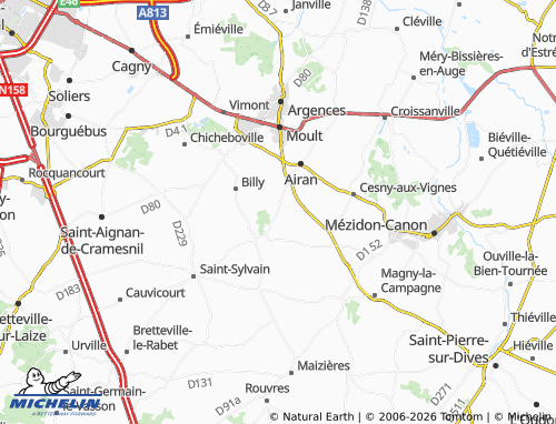 MICHELIN Coupigny map - ViaMichelin